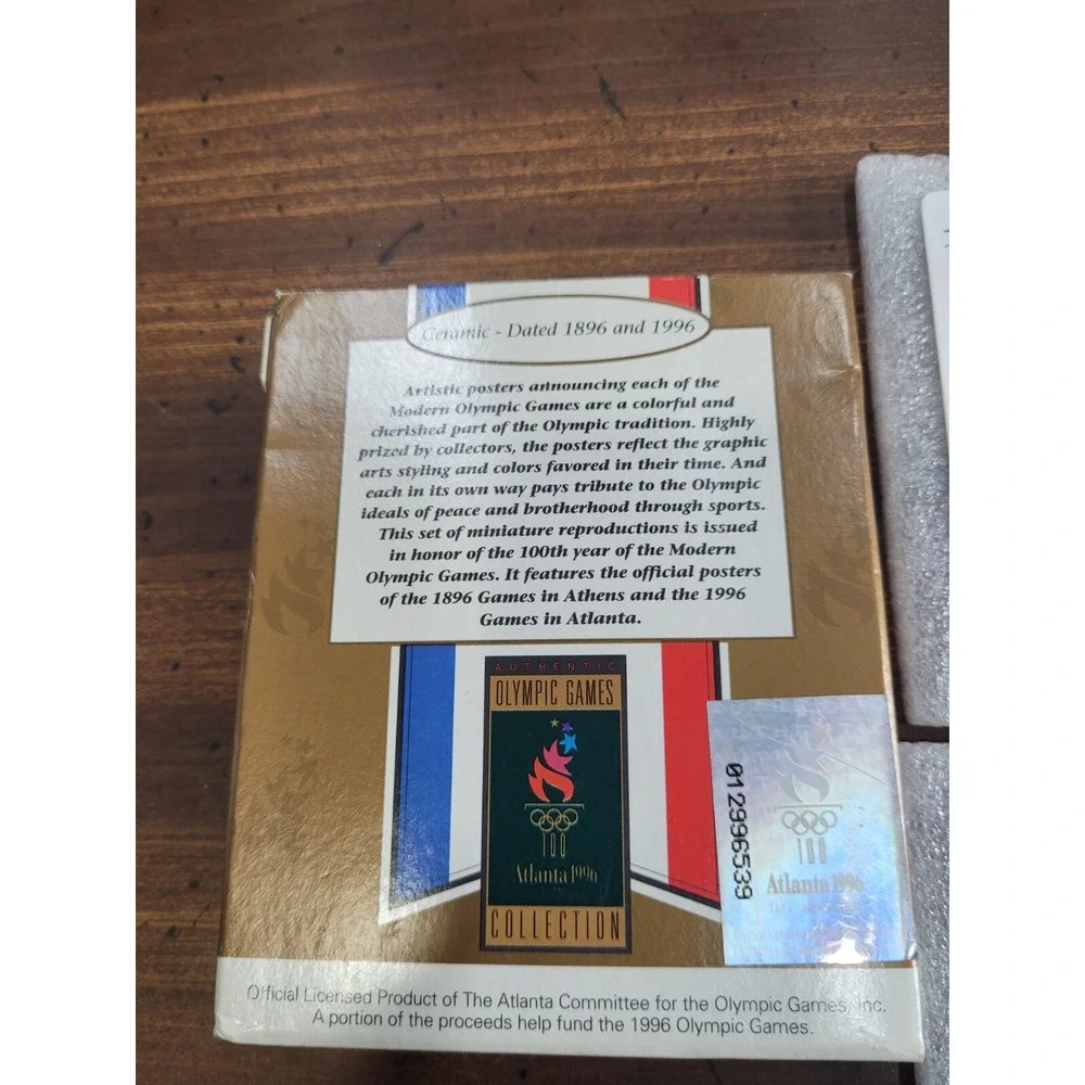 1996 Atlanta Olympics Hallmark Keepsake Ornament  Invitation to the Games